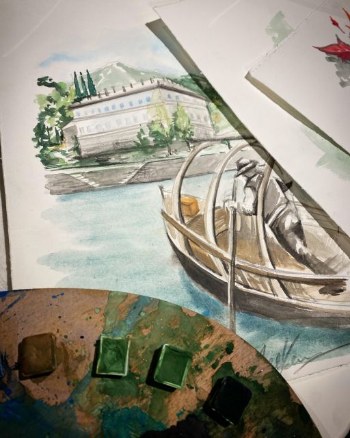 Lake Como: Bellagio En Plein Air Art Class - Art Class Details