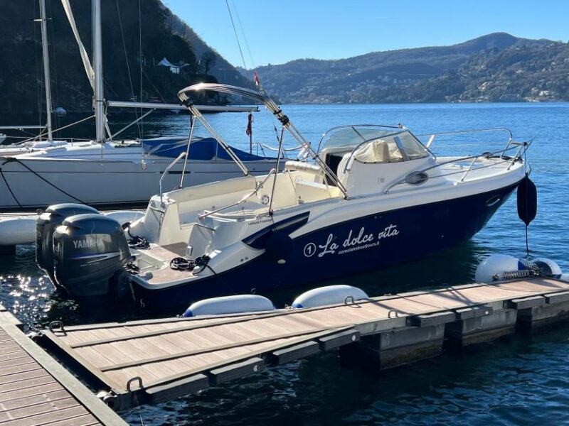 Lake Como: Dreamer Private Tour 1 Hour Eolo Boat - Boat Specifications