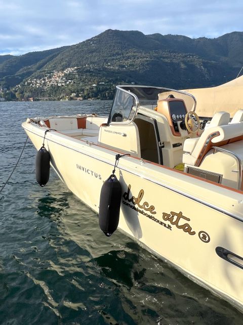 Lake Como: Grand Private Tour 5 Hours Invictus Boat - Itinerary Highlights