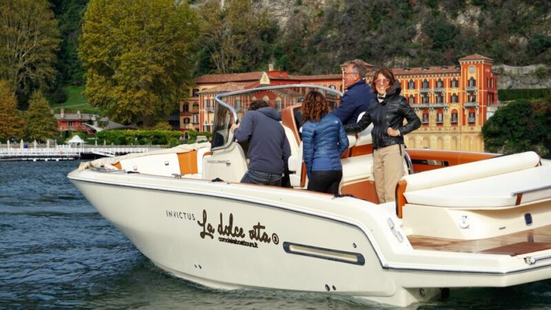 Lake Como: Grand Private Tour 5 Hours Invictus Boat - Tour Highlights