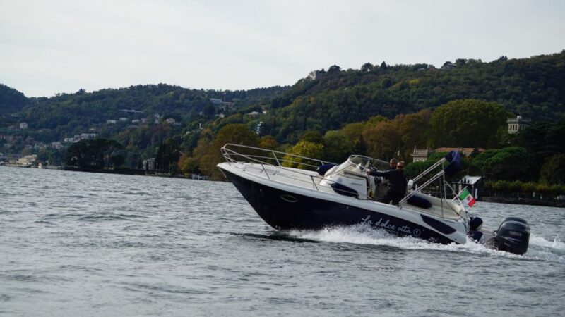 Lake Como: La Dolce Vita Private Tour 2 Hours Eolo Boat - Boat Features