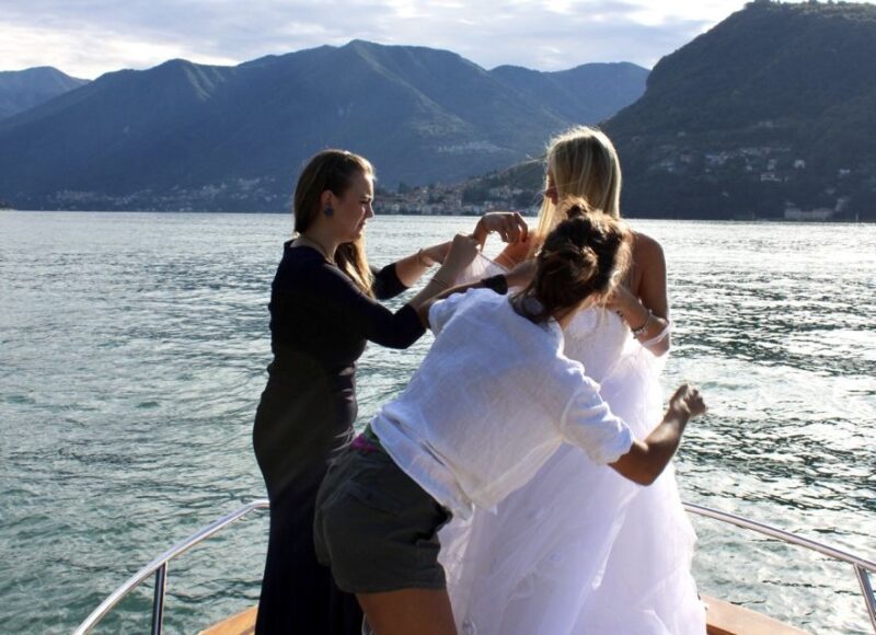 Lake Como: Model for a Day Boat Ride & Photo Shoot - Scheduled Pickup and Drop-off