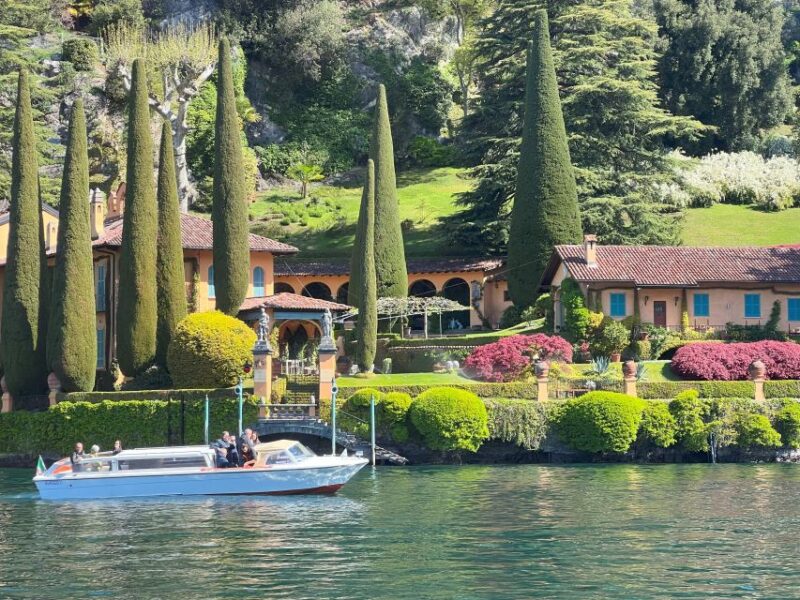 Lake Como Private Boat Tour - Itinerary Highlights