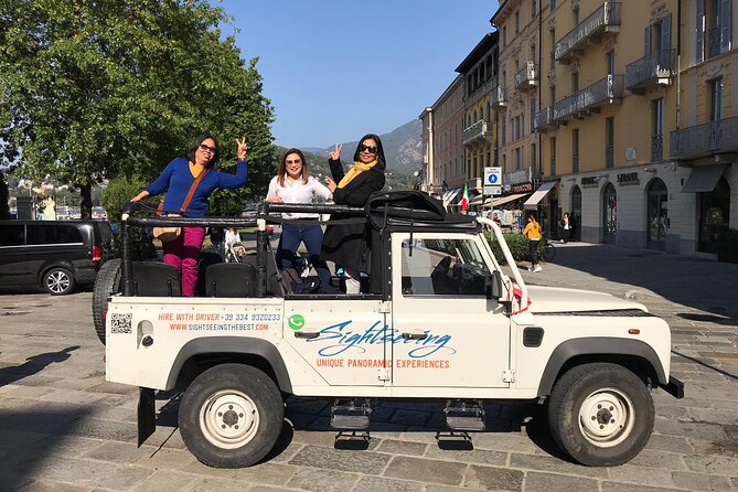 Lake Como Volta Lighthouse and Brunate Jeep Sightseeing Tour - Tour Experience