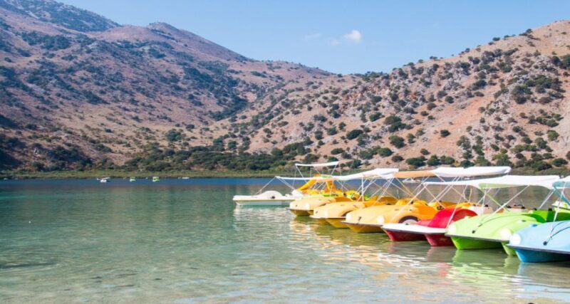 Lake Kournas: Pedal Boat Rental With Transfer - Key Points