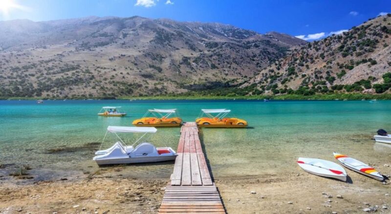 Lake Kournas: Pedal Boat Rental With Transfer - Pedal Boat Experience