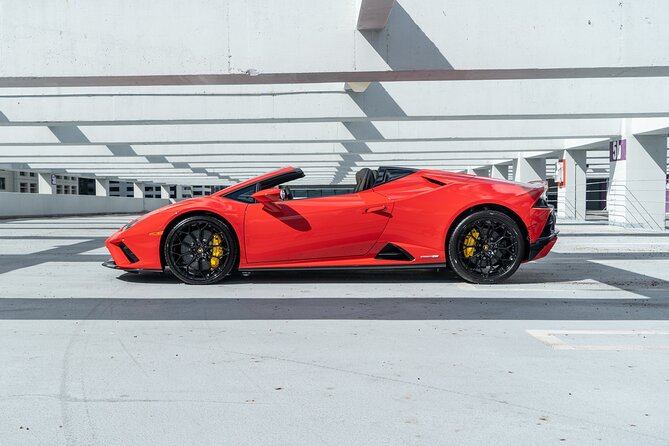 Lamborghini Huracan Spyder - Supercar Driving Experience in Miami - Meeting and End Point
