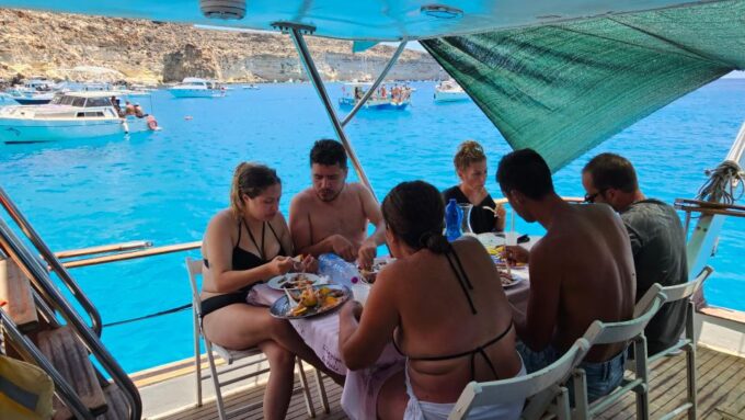 Lampedusa: Yacht Excursion, Swimming Stops and Typical Lunch - Languages Offered