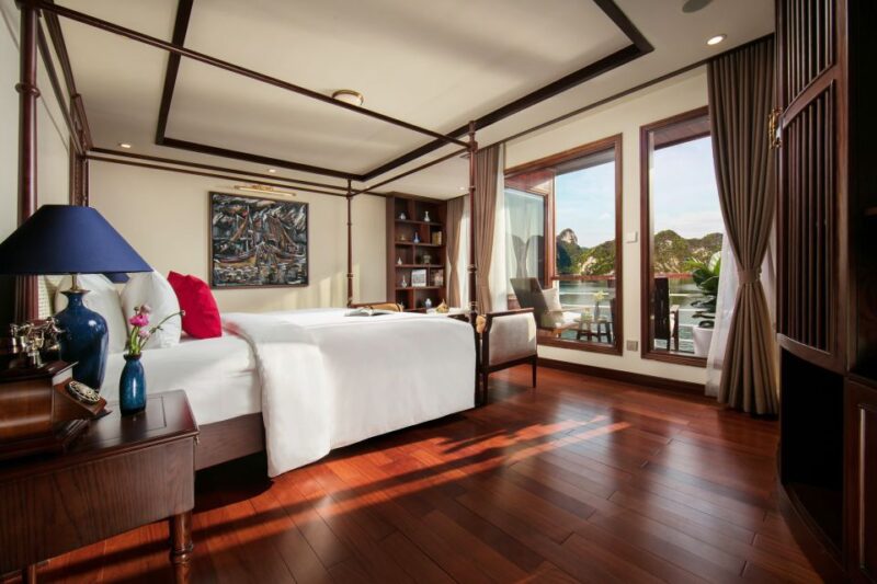 Lan Ha Bay: 3D2N Heritage Cruises Binh Chuan Cat Ba Explorer - Luxurious Accommodations and Amenities