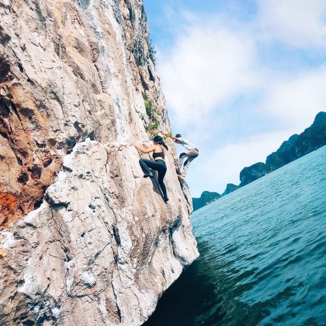 Lan Ha Bay: Deep-water Soloing - Adventure Highlights