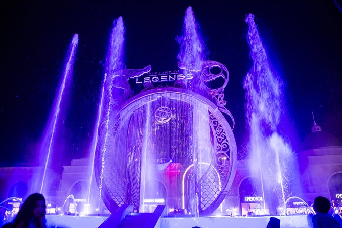 Land of Legends Night Show From Side in Turkey - About Your Stay