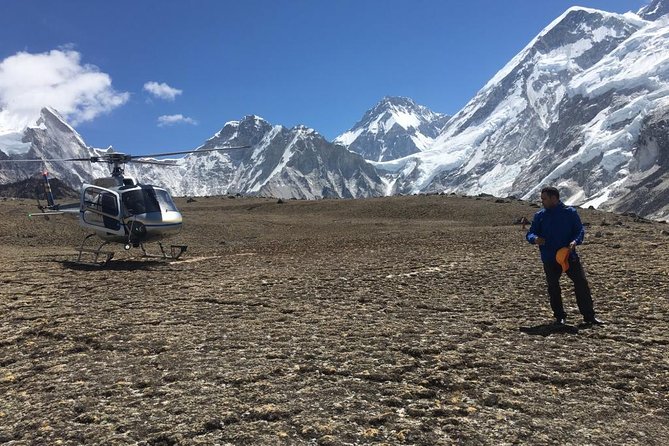 Landing Everest Base Camp by Helicopter at Kalapathar View Point - Exploring Everest Base Camp