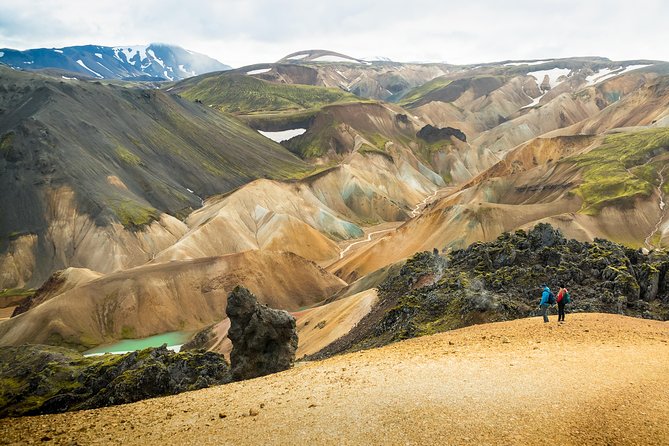 Landmannalaugar Hiking Day Tour - Highlands of Iceland - Descending Through Grænagil Canyon