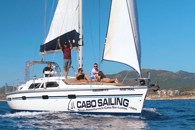Lands End Luxury Sail and Snorkel Cruise in Cabo San Lucas - Snorkeling at El Arco
