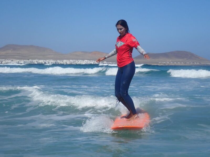 Lanzarote: Longboard Surf Lesson on Famara Beach All Levels - Whats Included