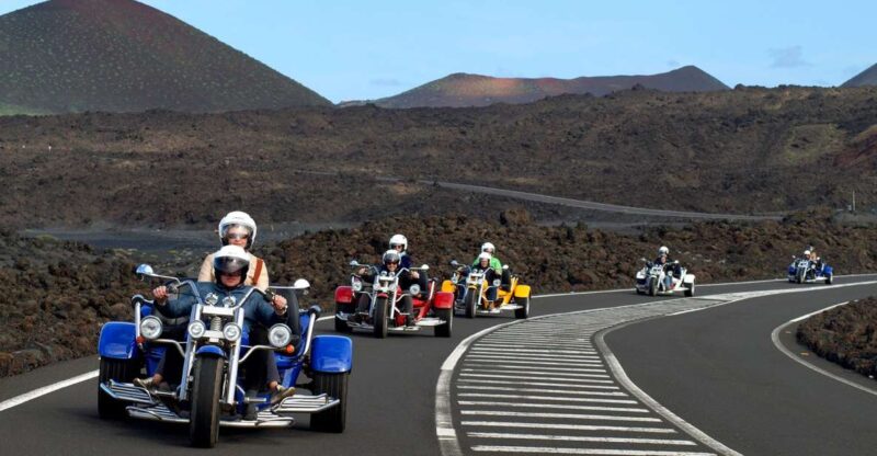 Lanzarote: Three Wheeler Trike Tour for Three People - Exploring Volcanic Landscapes