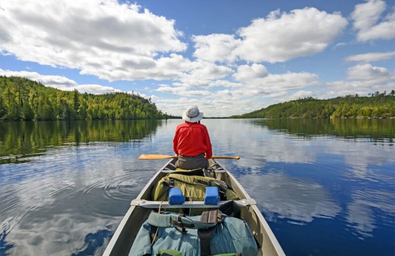 Lapland: Canoeing Trip With Reindeer and Husky Farm Tour - Canoeing Adventure