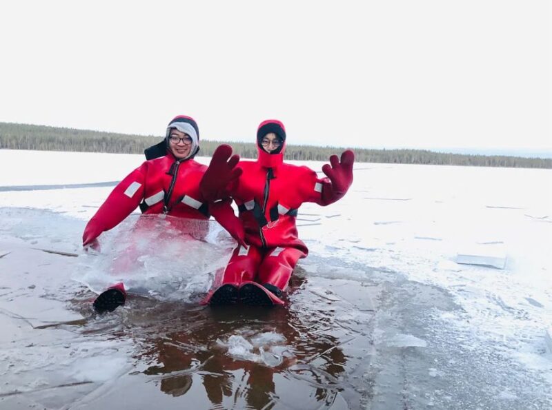 Lapland: Hiking, Ice Fishing, Floating & BBQ Snow Adventure - Included Features