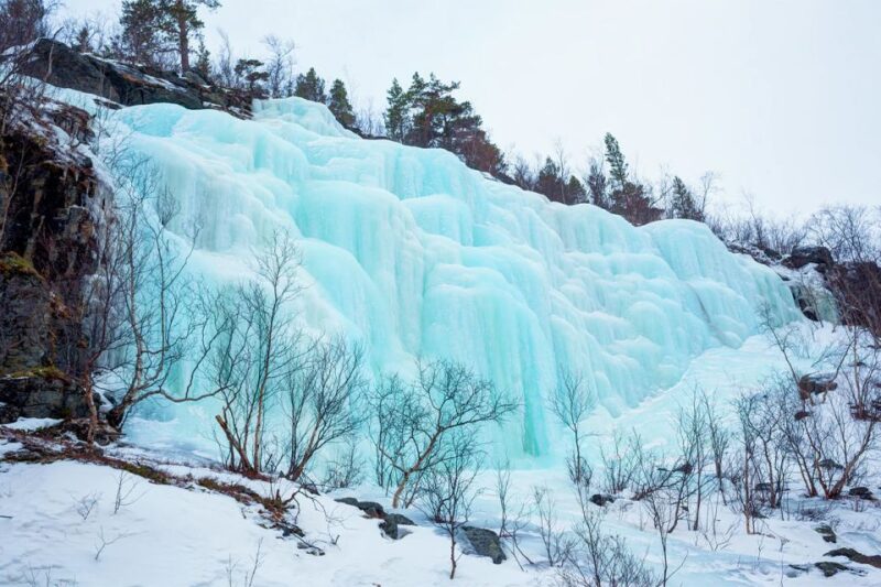 Lapland: The Frozen Waterfalls of Korouoma Tour - Viewing Frozen Waterfalls