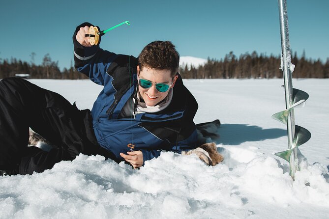 Lappish Lunch Break - Snowmobiling, Ice Fishing and Tasty Food - Confirmation and Accessibility