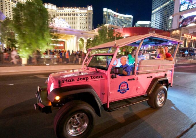 Las Vegas: Bright Lights City Tour With High Roller Ticket - Explore the City in an Open-Air Jeep