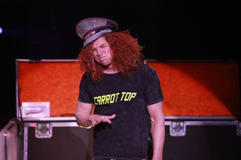 Las Vegas: Carrot Top at Luxor Hotel & Casino - Performer Background