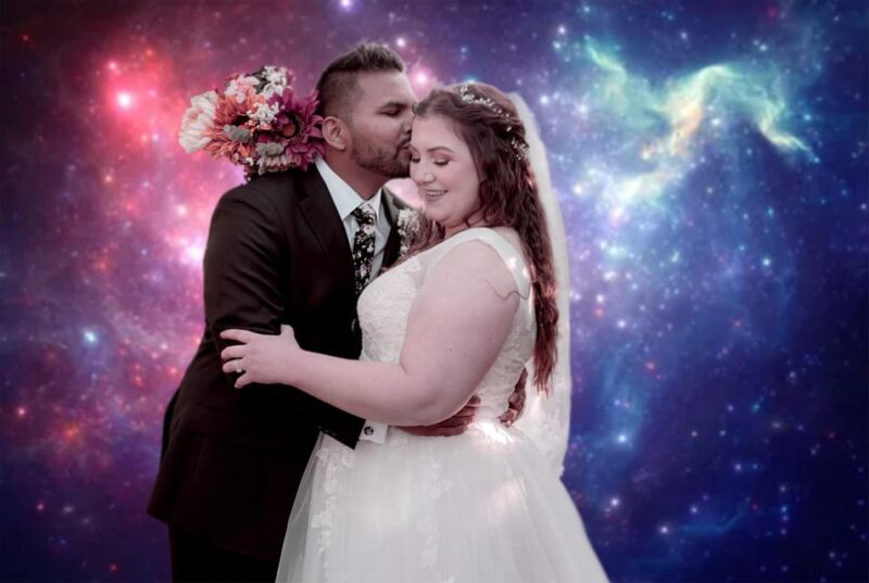 Las Vegas: Cosmic Space Wedding + Spectacular Photography - Legal and Non-Legal Options