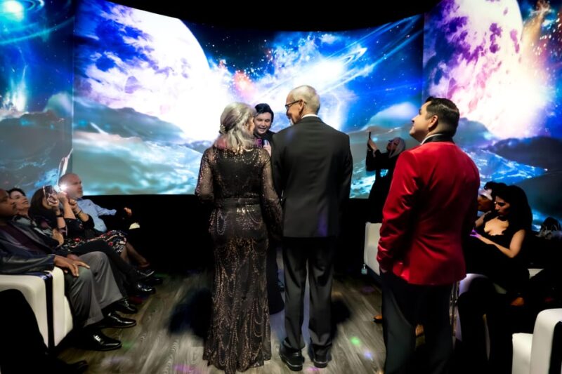 Las Vegas: Cosmic Space Wedding + Spectacular Photography - Professional Photography Included