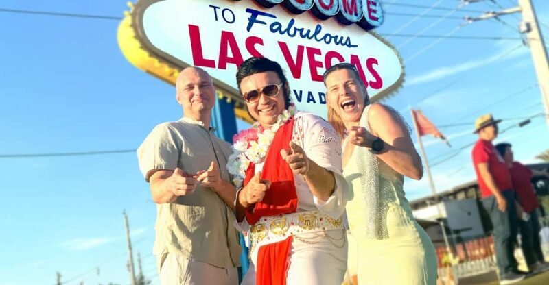 Las Vegas: Elvis Wedding With Las Vegas Sign Photos Included - Chapel Atmosphere and Highlights