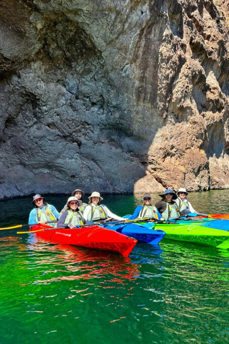 LAS VEGAS: Emerald Cave Guided Kayak Tour - Self Drive - Emerald Waters of Lake Mead