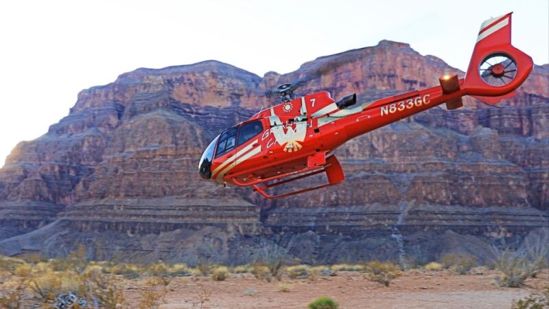 Las Vegas: Grand Canyon Helicopter Ride, Boat Tour & Skywalk - Helicopter Flight Highlights