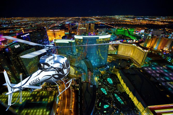 Las Vegas Helicopter Night Flight and Optional VIP Transportation - Included in the Package