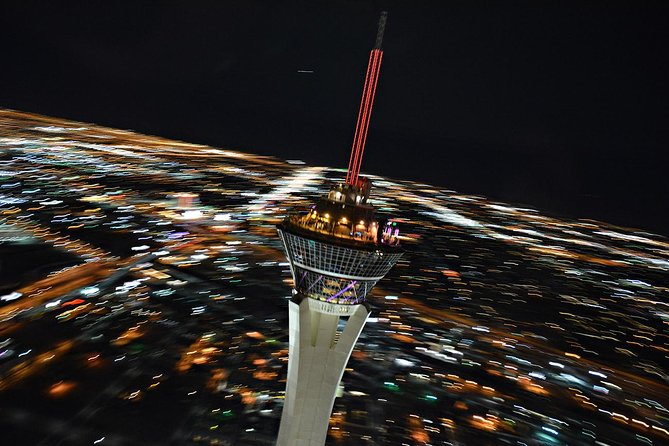 Las Vegas Helicopter Night Flight and Optional VIP Transportation - Helicopter Flight Itinerary