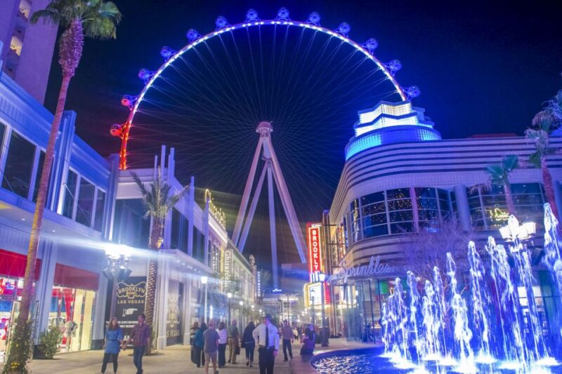 Las Vegas: High Roller Entry Ticket With In-Cabin Open Bar - In-Cabin Open Bar Experience