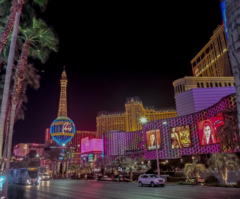 Las Vegas: Las Vegas Strip Night Tour With Spanish Guide - Hotel Pickup and Drop-off