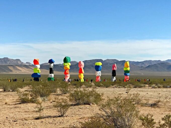 Las Vegas: Mojave, Red Rock Sign and 7 Magic Mountains Tour - Tour Inclusions