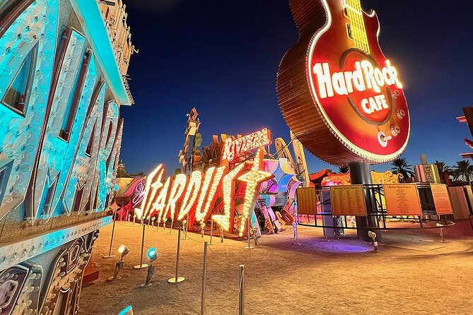 Las Vegas Night Flight by Helicopter With Neon Museum Admission - Key Points