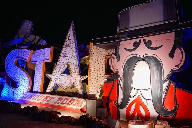 Las Vegas Night Flight by Helicopter With Neon Museum Admission - Brilliant Light Show
