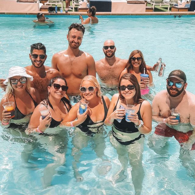 Las Vegas: Pool Crawl With Free Drinks on the Party Bus - Included Amenities
