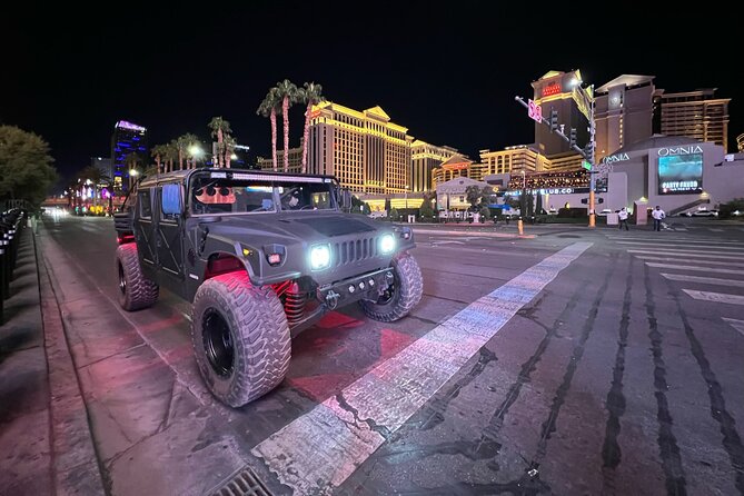 Las Vegas Strip Adventure: Sightseeing Tour in a Military Hummer - Capturing Unforgettable Moments With Photo Opportunities