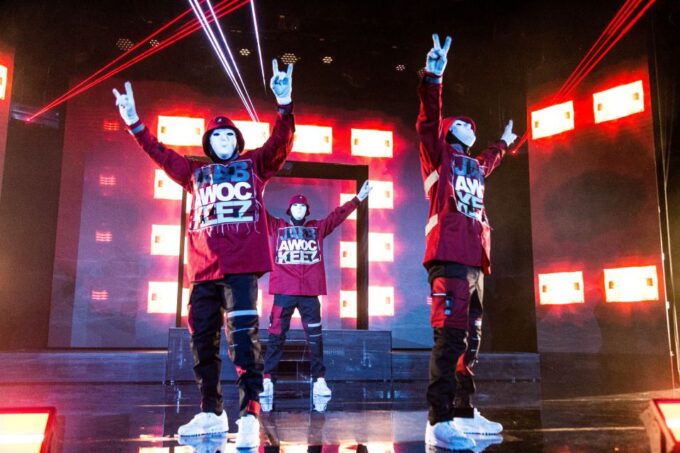 Las Vegas Strip: Jabbawockeez at MGM Grand - Lighting and Effects