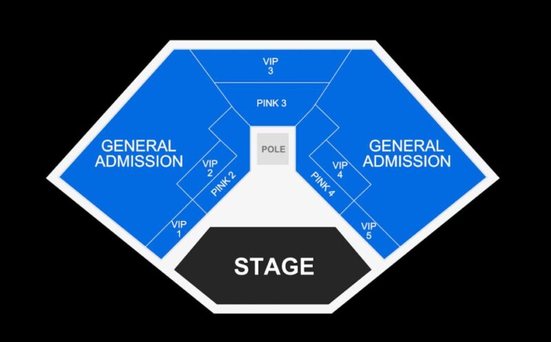 Las Vegas: X Burlesque Show at the Flamingo - Ticketing and Seating