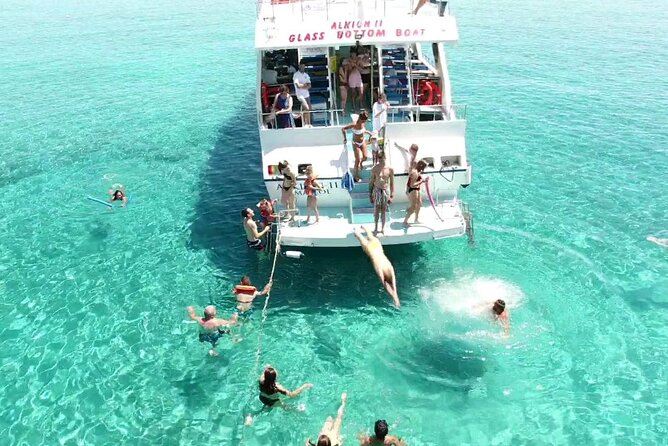 Latchi to Blue Lagoon Glass Bottom+slide Boat Tour - Glass-Bottom Boat Experience