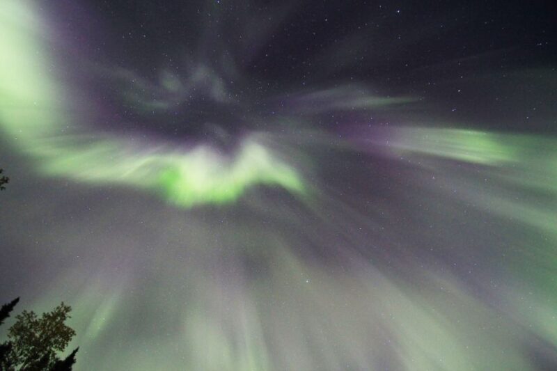 Late Night Yurt Dinner and Northern Lights - Northern Lights Viewing