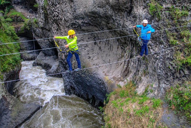 Leaning Ladder Circuit, 4 Activities on an Impressive Cascade - Crossing the Tibetan Bridge