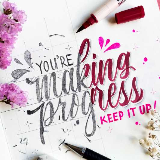 Learn Hand Lettering - Key Points