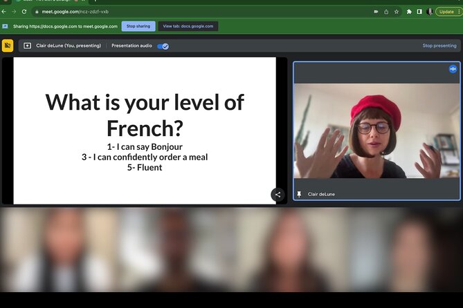 Learn Playful Seductive French Phrases Online - Booking Information