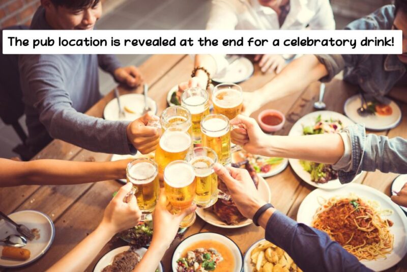 Leeds: Fun Mobile Phone Treasure Hunt to a Pub! - Solving Puzzles and Challenges