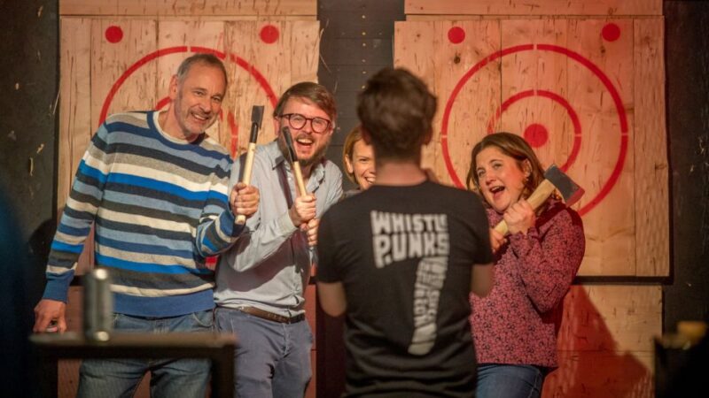 Leeds: Urban Axe Throwing Experience - Post-Experience Relaxation at Bar