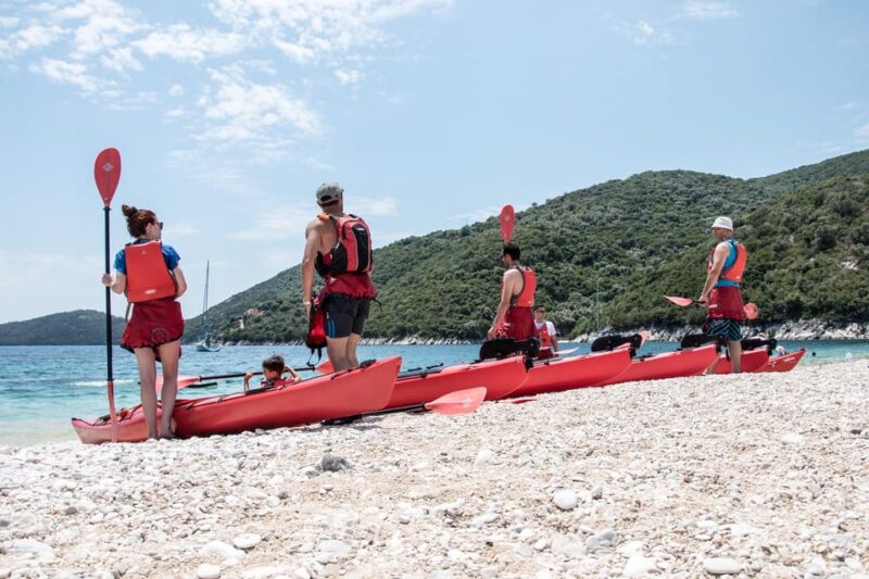 Lefkada: Blue Cave Kayak Tour With a Taste of Greece - Itinerary and Highlights